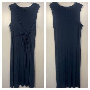 J.Jill Wearever Collection Jersey Front Tie Maxi Dress